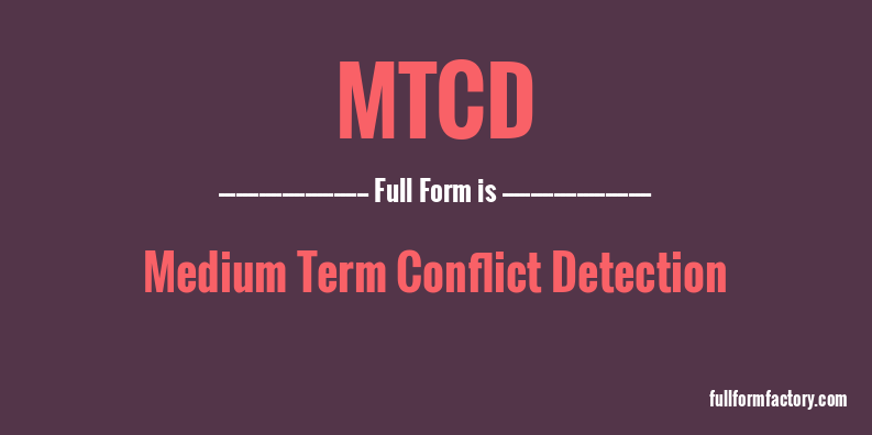 mtcd-full-form
