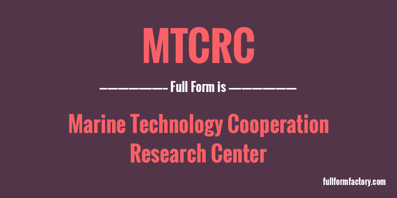 mtcrc-full-form