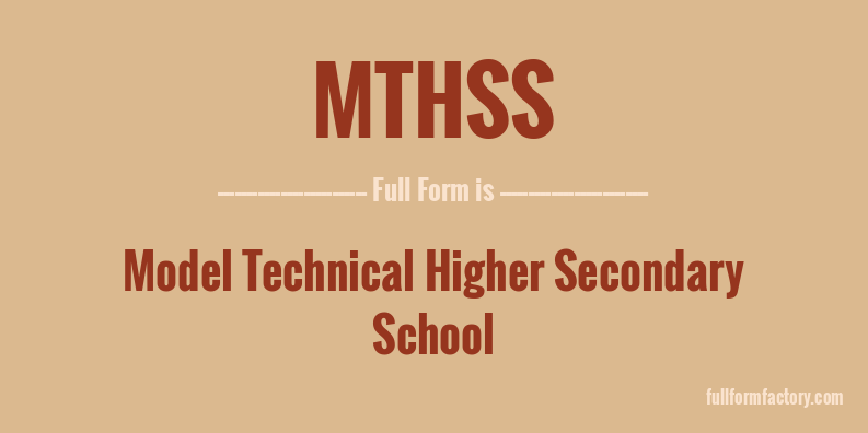 mthss-full-form