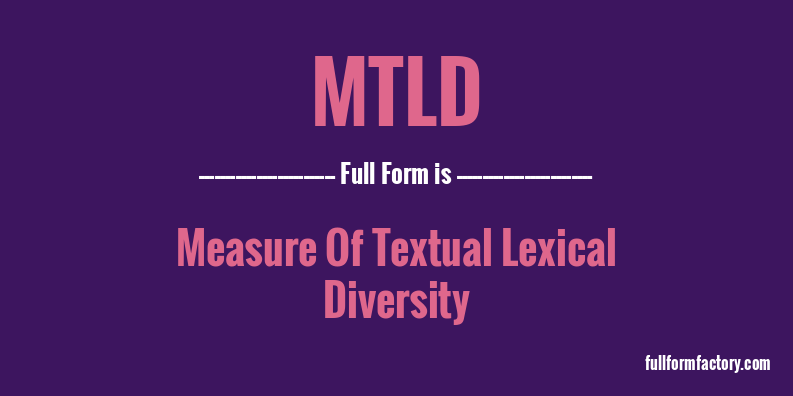 mtld-full-form