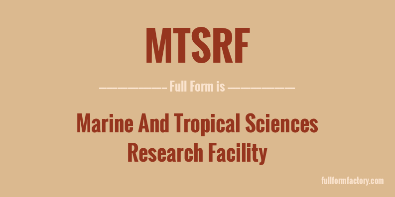 mtsrf-full-form