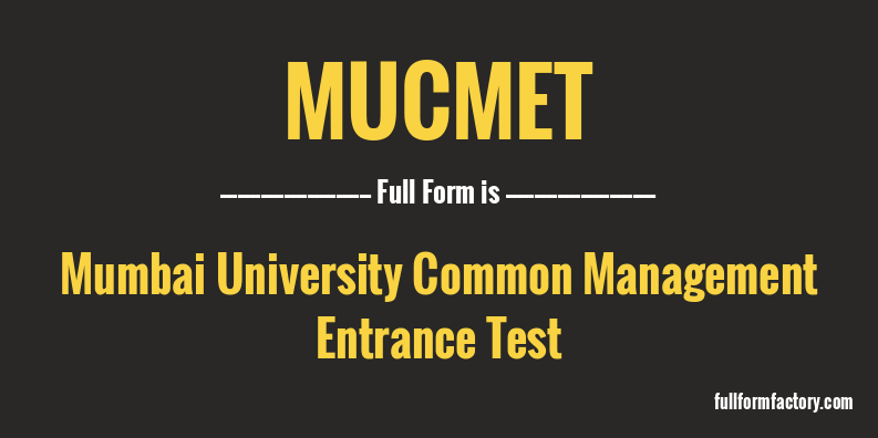 mucmet-full-form