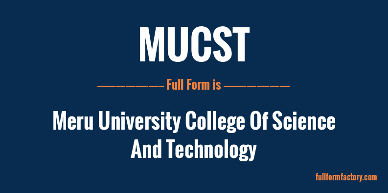 mucst-full-form