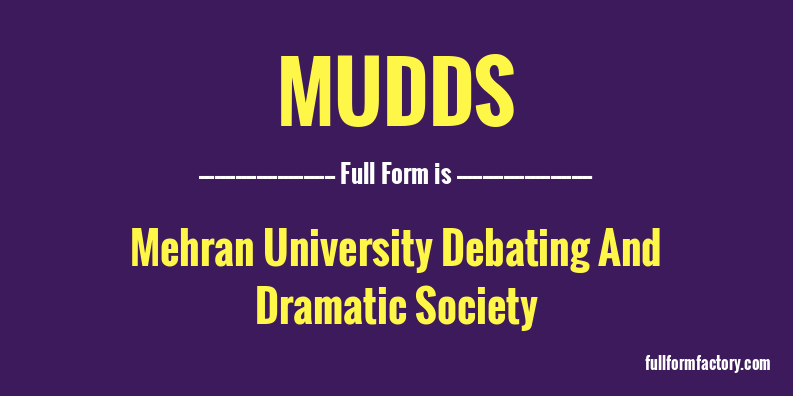 mudds-full-form