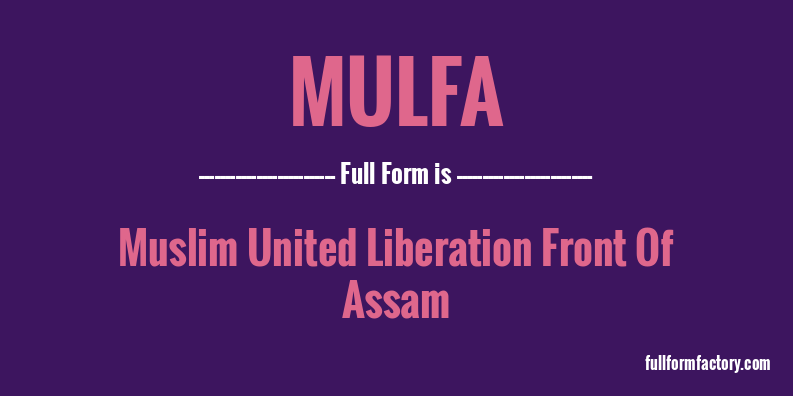 mulfa-full-form