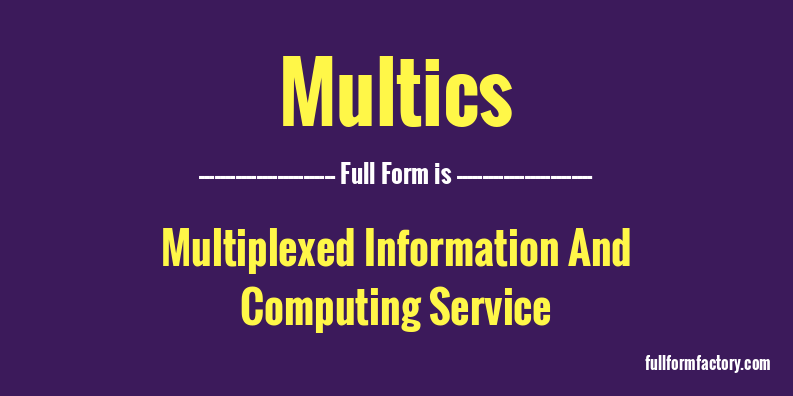 multics-full-form