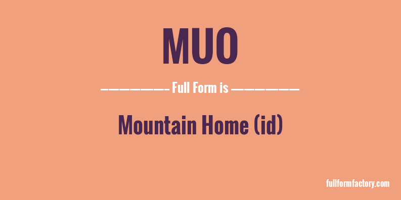 muo-full-form