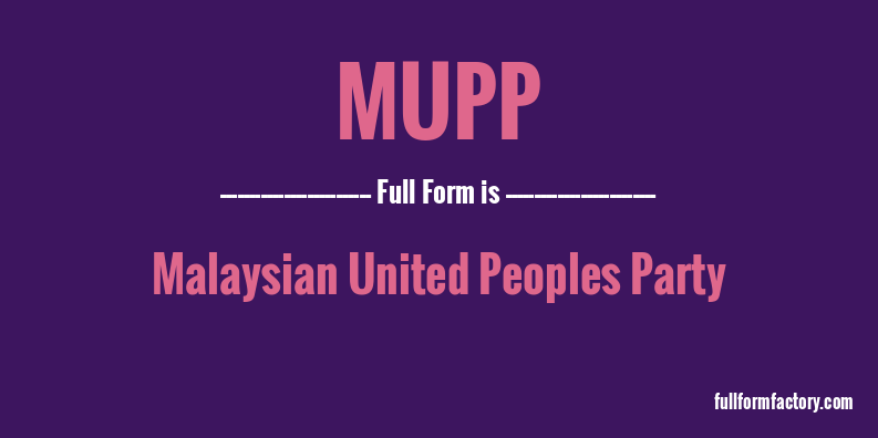 mupp-full-form