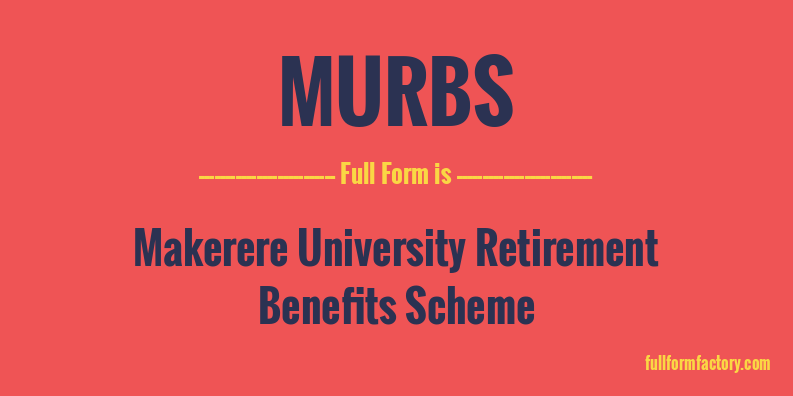 murbs-full-form