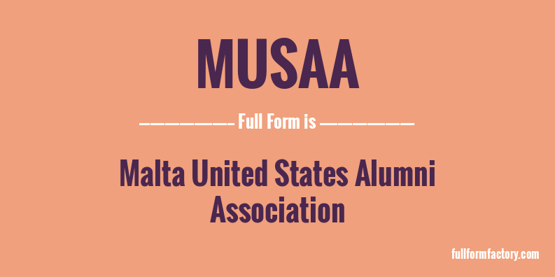 musaa-full-form