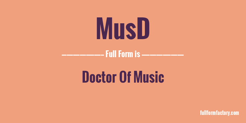 musd-full-form