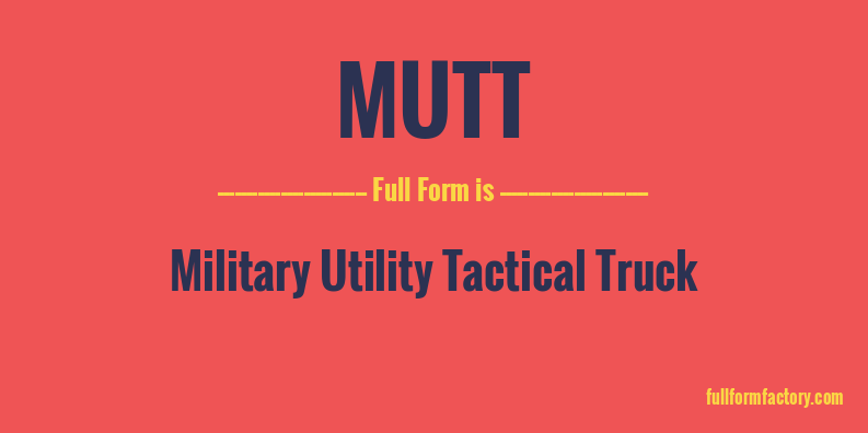 mutt-full-form