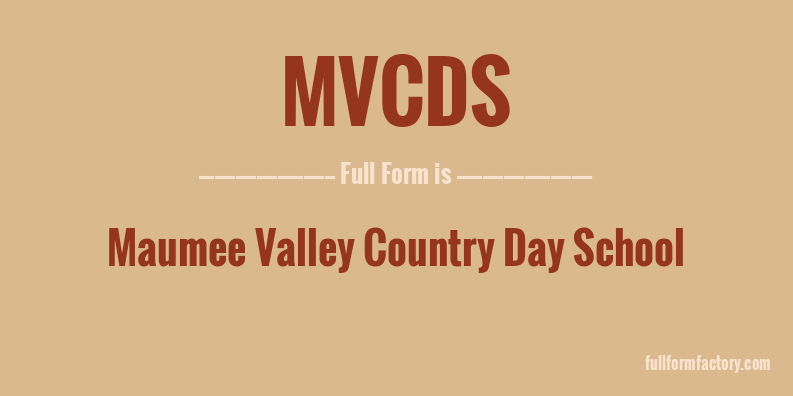 mvcds-full-form