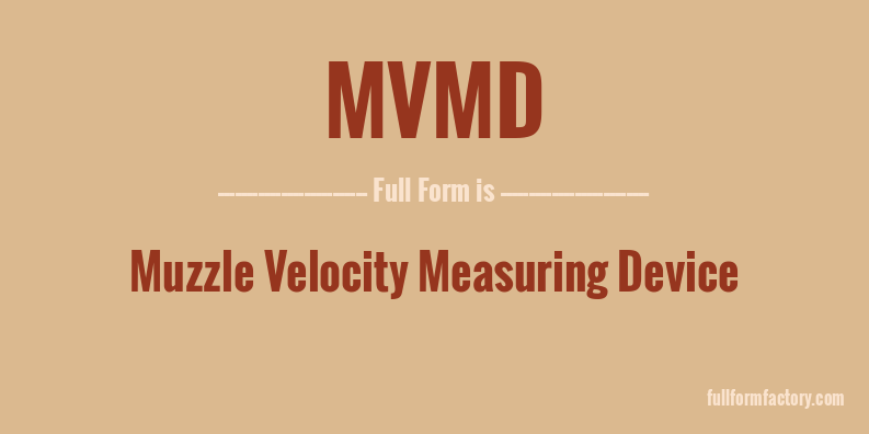 mvmd-full-form