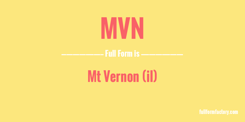 mvn-full-form