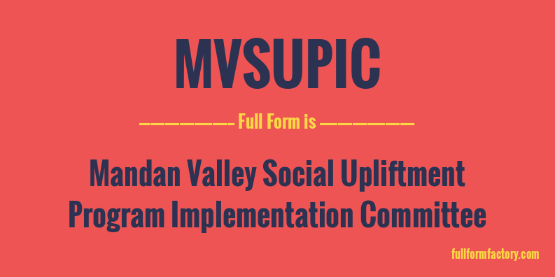 mvsupic-full-form