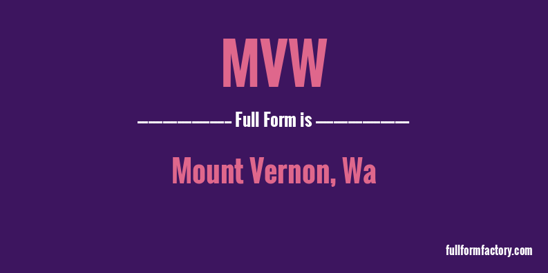 mvw-full-form