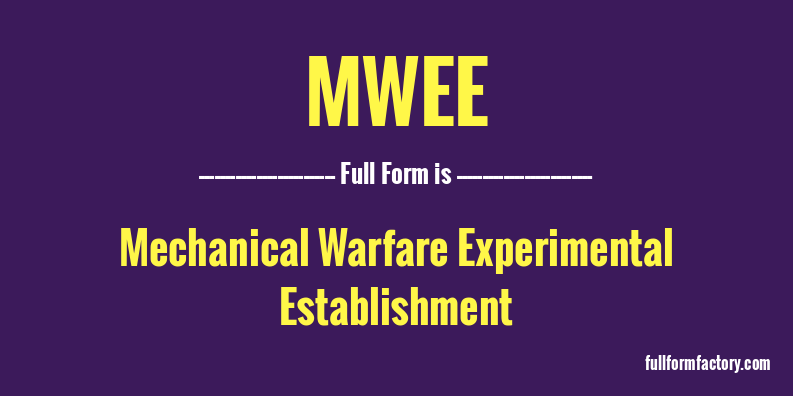 mwee-full-form