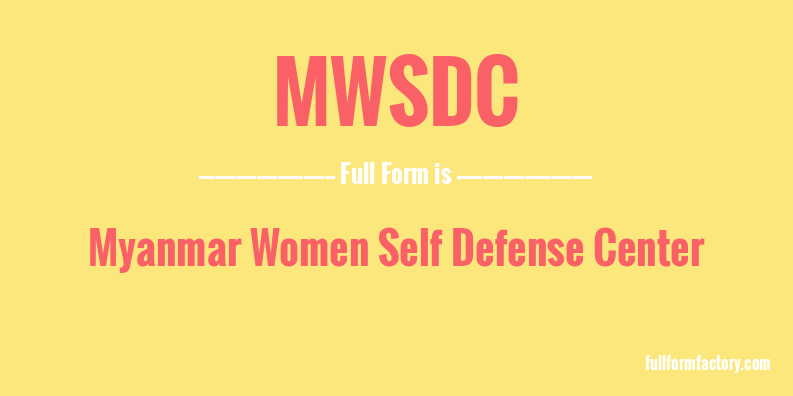 mwsdc-full-form