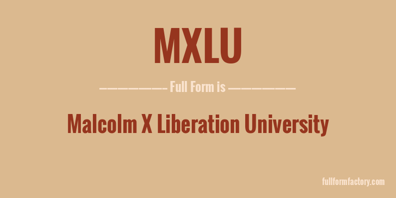 mxlu-full-form