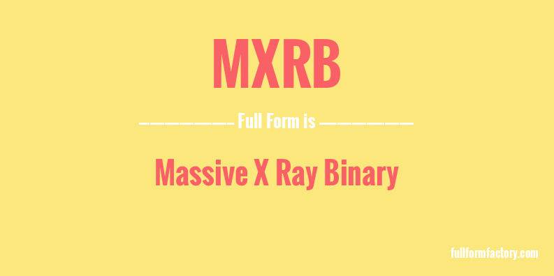 mxrb-full-form