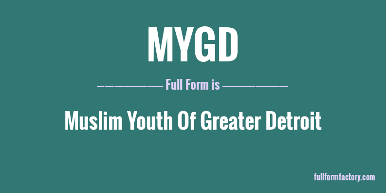 mygd-full-form