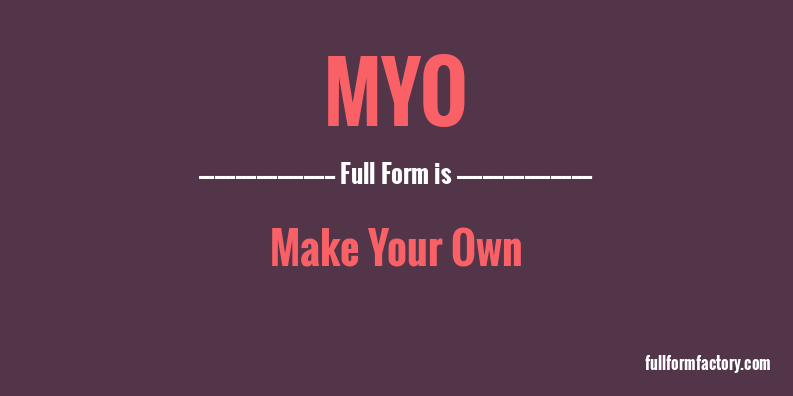 myo-full-form