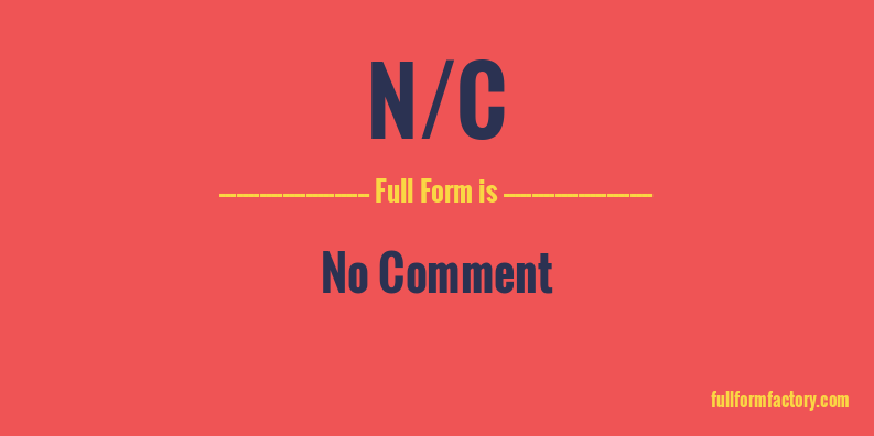 n/c-full-form