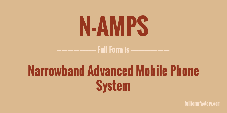 n-amps-full-form