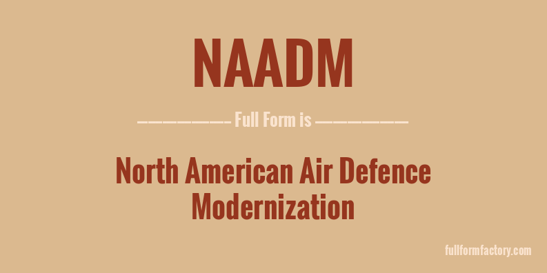 naadm-full-form