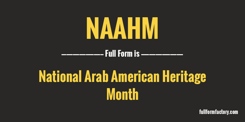 naahm-full-form