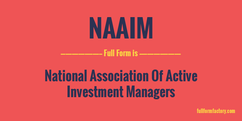 naaim-full-form