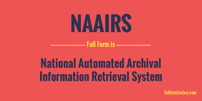 naairs-full-form