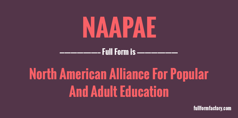naapae-full-form