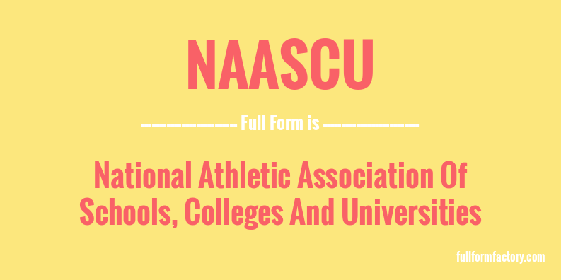 naascu-full-form