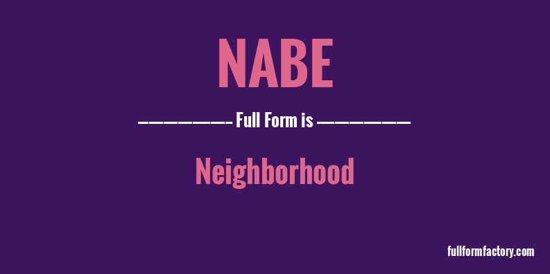 nabe-full-form