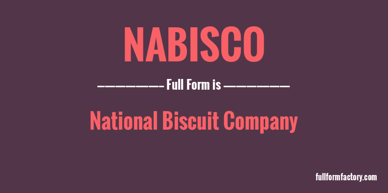 nabisco-full-form