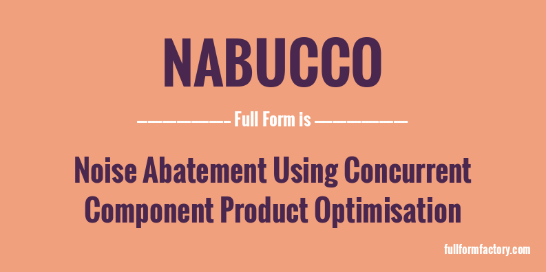 nabucco-full-form