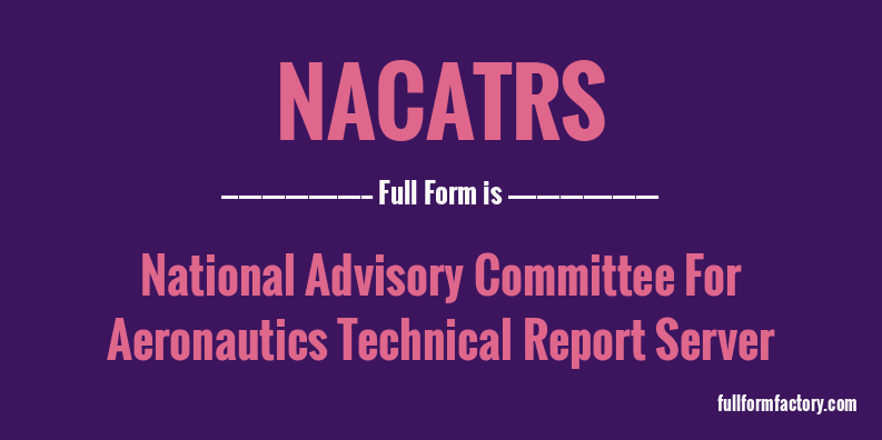 nacatrs-full-form