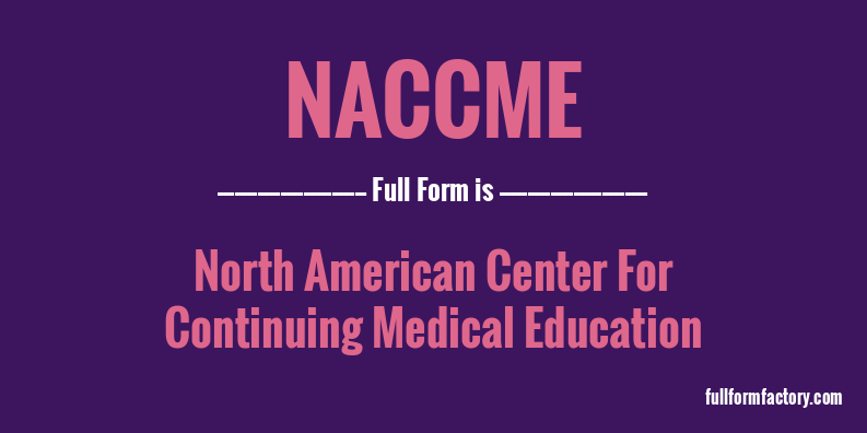 naccme-full-form