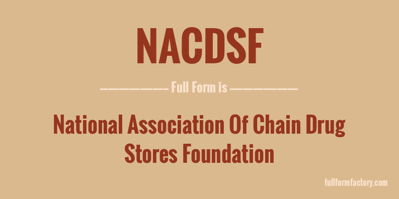 nacdsf-full-form