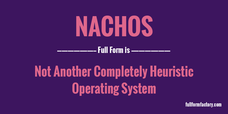 nachos-full-form