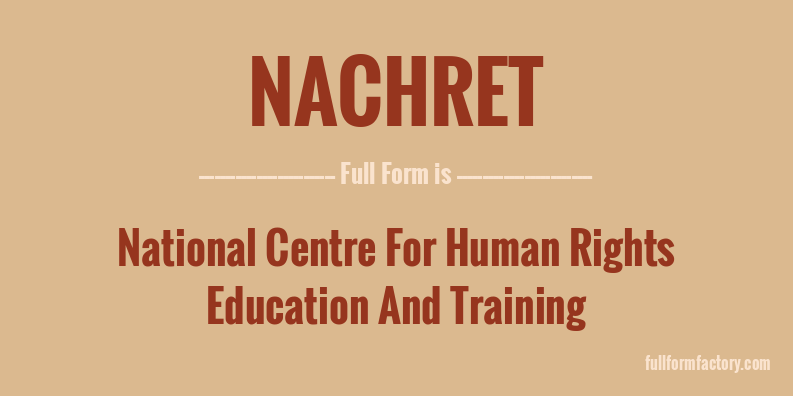 nachret-full-form