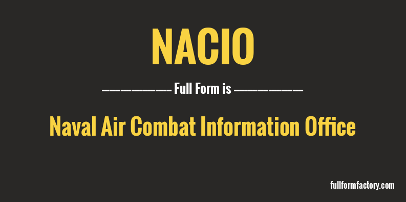 nacio-full-form