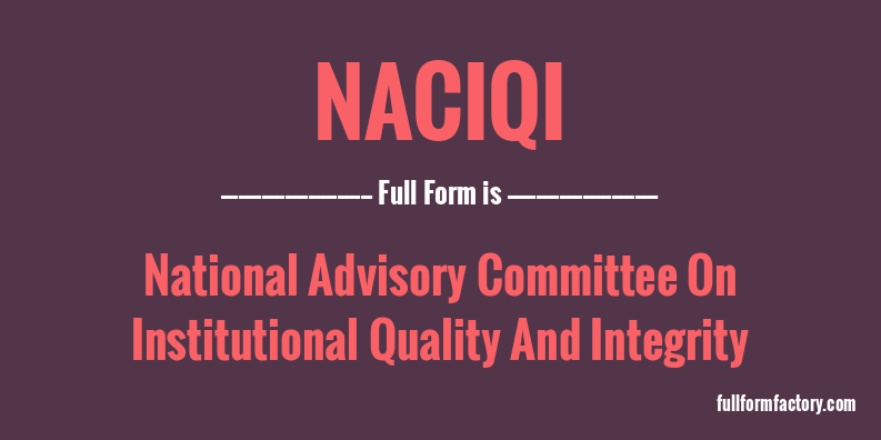 naciqi-full-form