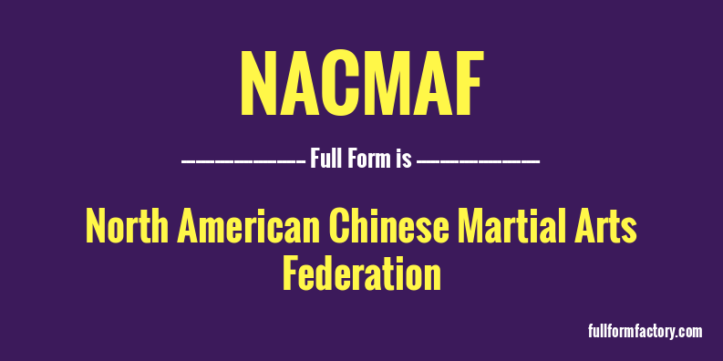 nacmaf-full-form