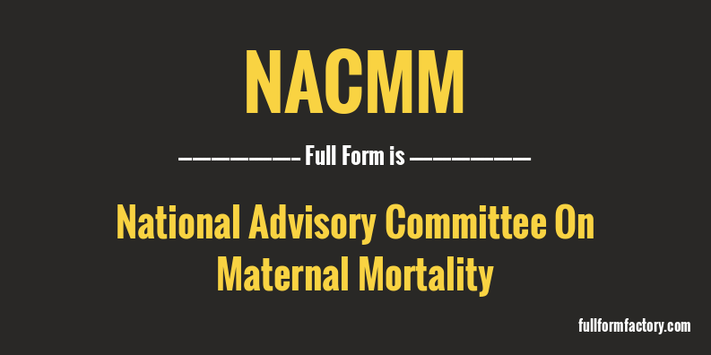 nacmm-full-form