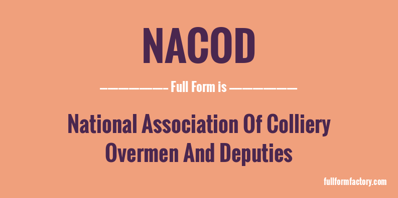 nacod-full-form