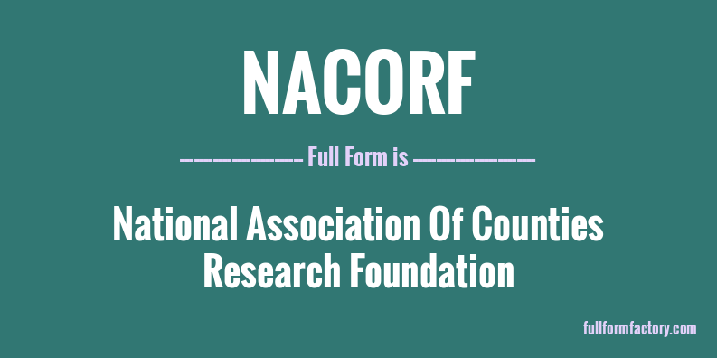 nacorf-full-form