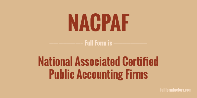 nacpaf-full-form
